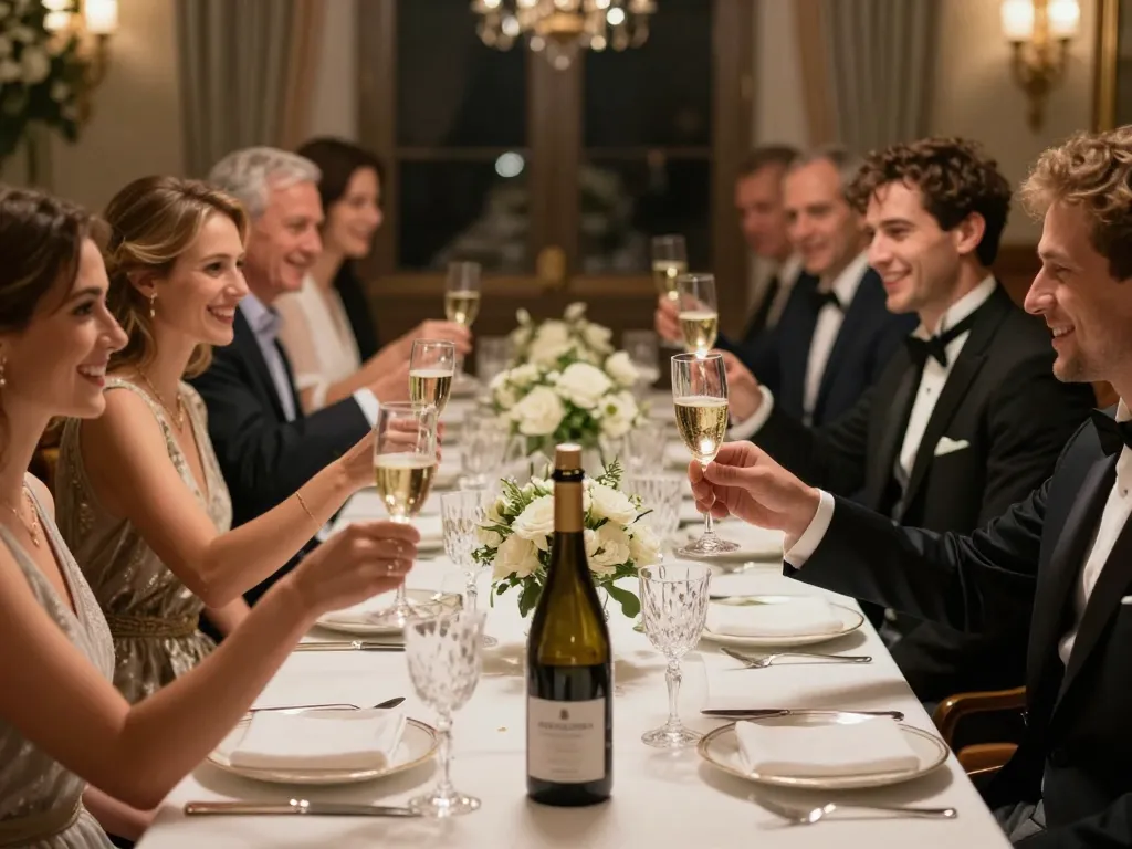 Vins et champagnes mariage