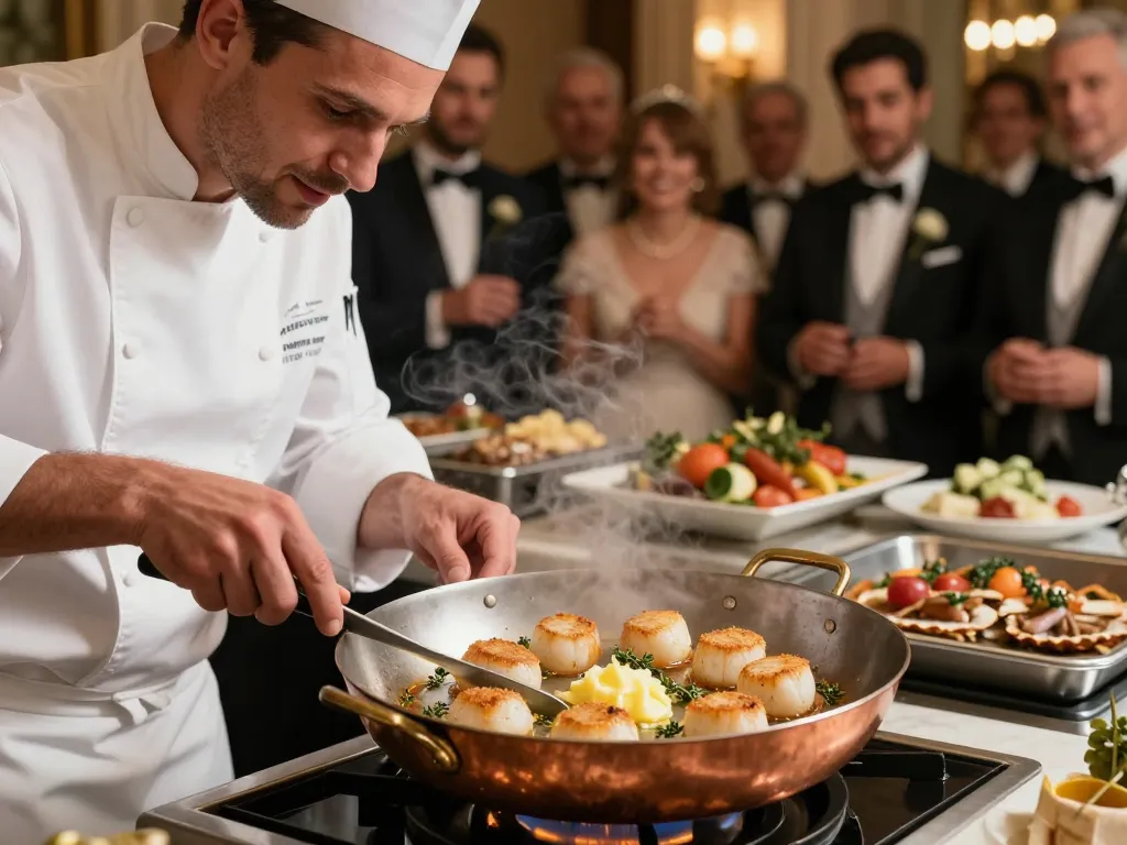 Atelier culinaire de Saint-Jacques snakées