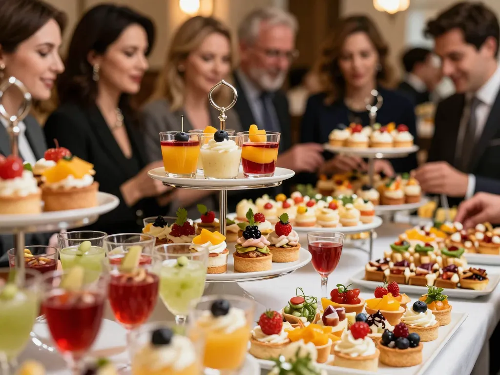 Pièces cocktail colorées