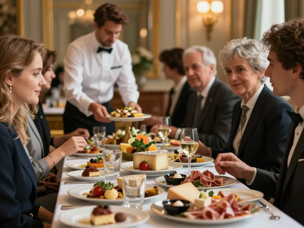 Plateaux repas élégants